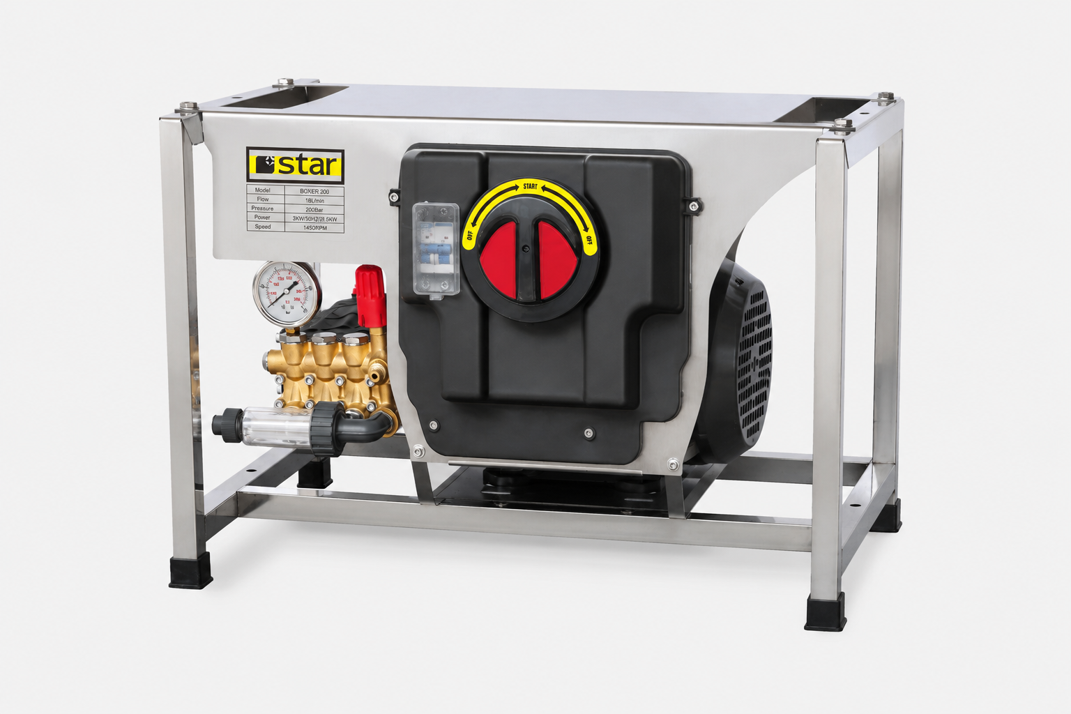 STR BOXER 200 YÜKSEK BASINÇLI YIKAMA MAKİNESİ